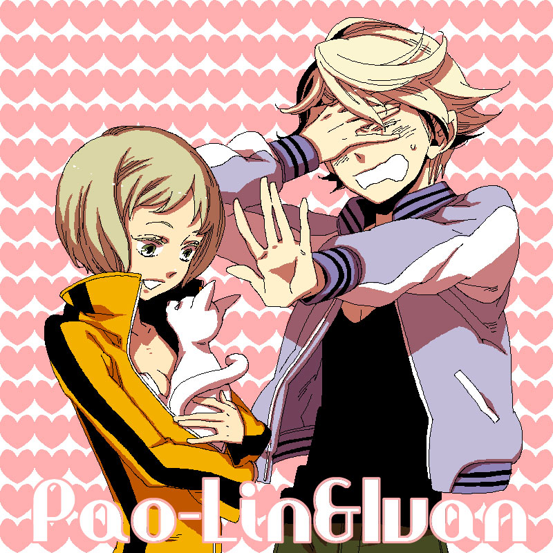 ivan karelin and huang pao-lin (tiger & bunny) drawn by hoshino_lily