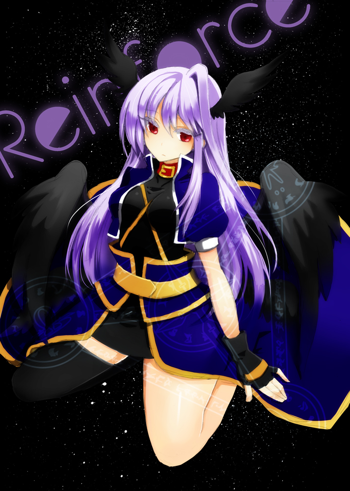 reinforce (lyrical nanoha and 2 more) drawn by mikaze