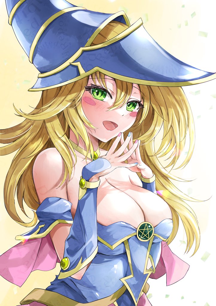 dark magician girl and dark magician girl the magician's apprentice (yu-gi-oh! and 1 more) drawn by misakura_aoi