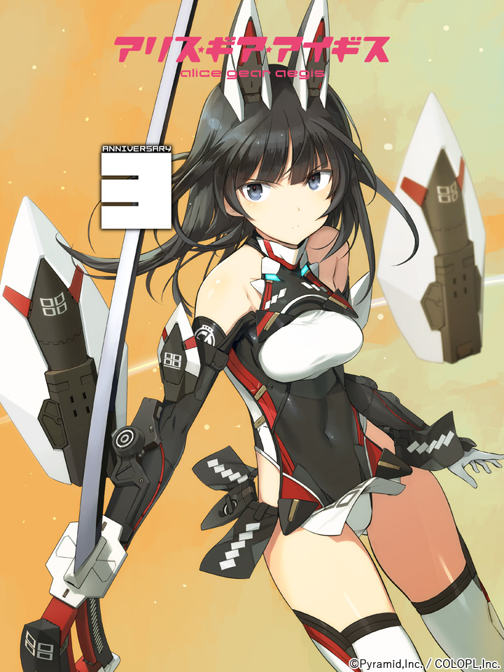 agatsuma kaede (alice gear aegis) drawn by shimada_fumikane
