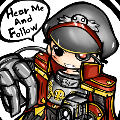 astra militarum and commissar (warhammer 40k) drawn by orange&kelly_(orangexkelly)