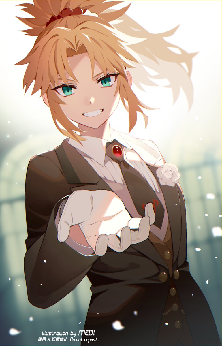 mordred (fate and 2 more) drawn by meiji_ken