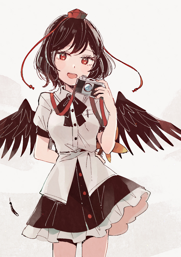 shameimaru aya (touhou) drawn by mozukuzu_(manukedori)