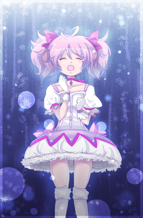 kaname madoka (mahou shoujo madoka magica) drawn by nima_(nimamenoki)