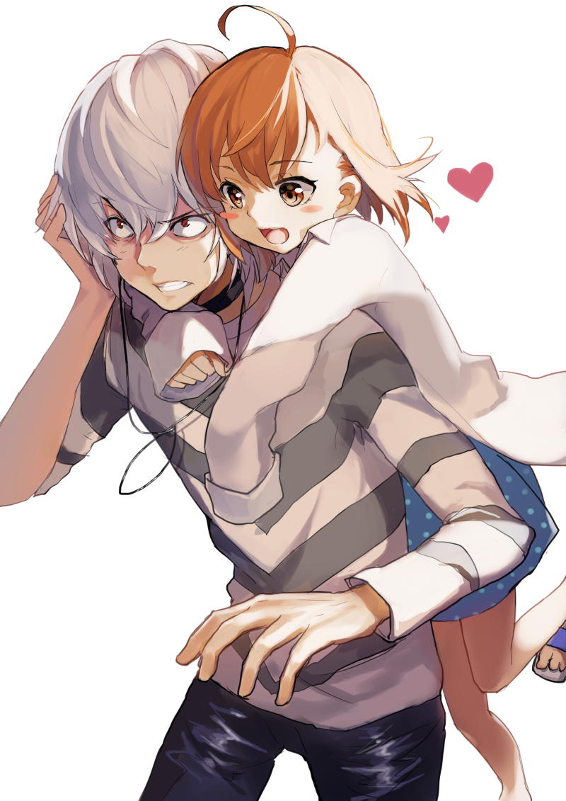 accelerator and last order (toaru majutsu no index) drawn by sheska_xue
