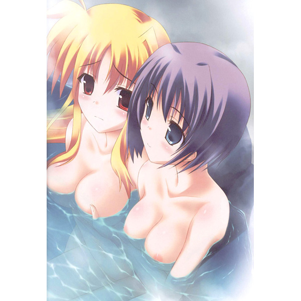 fate testarossa and yagami hayate (lyrical nanoha and 1 more)