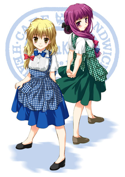 kirisame marisa and patchouli knowledge (touhou) drawn by sato-pon