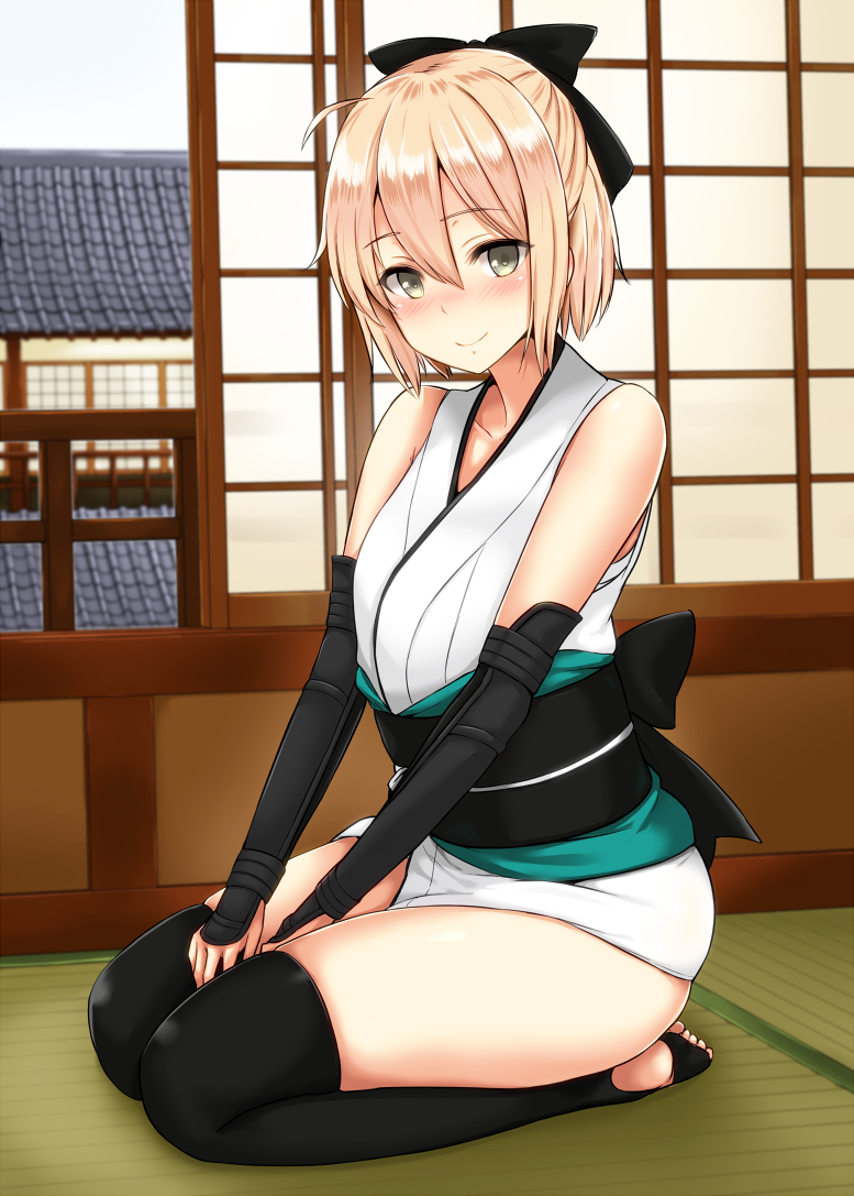 okita souji (fate and 2 more) drawn by mitsukazu_(nijigen_complex)