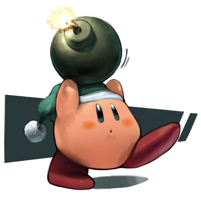 kirby and bomb kirby (kirby) drawn by koki_(ryoushikiha)
