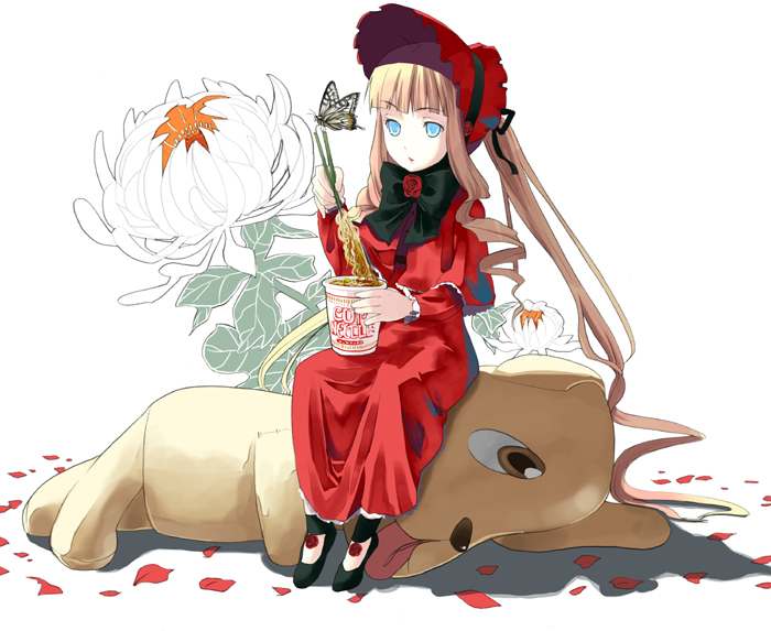 shinku and kunkun (rozen maiden) drawn by b-ginga