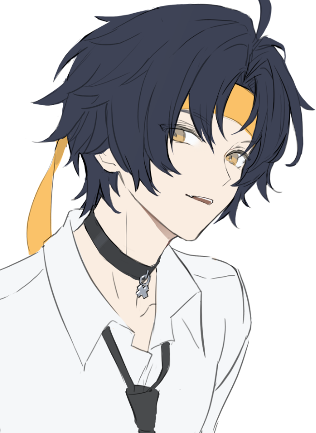 asaba harumasa (zenless zone zero) drawn by aamoooon_e