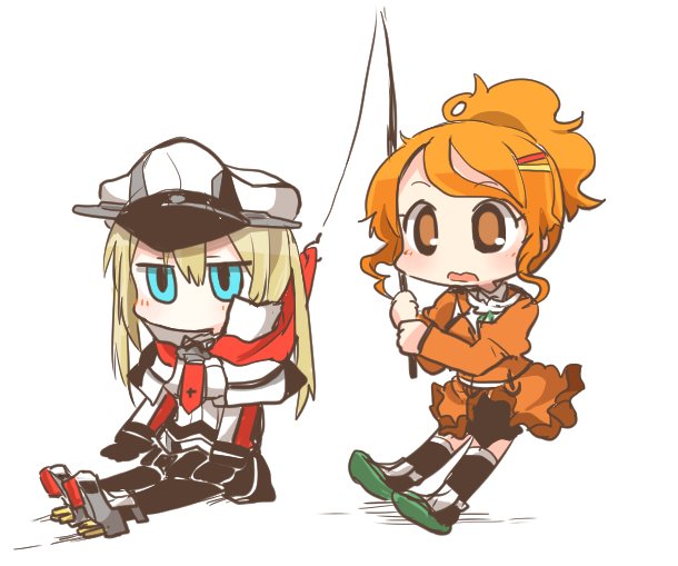 graf zeppelin and aquila (kantai collection) drawn by rebecca_(keinelove)