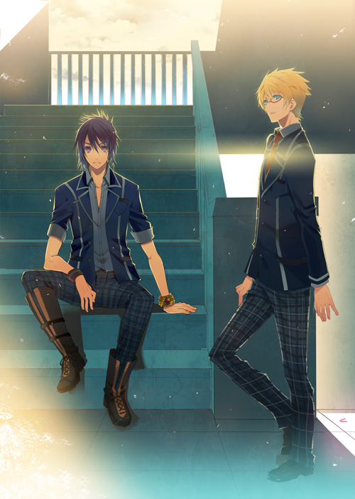 yuri lowell and flynn scifo (tales of and 1 more) drawn by hoshino_kabi