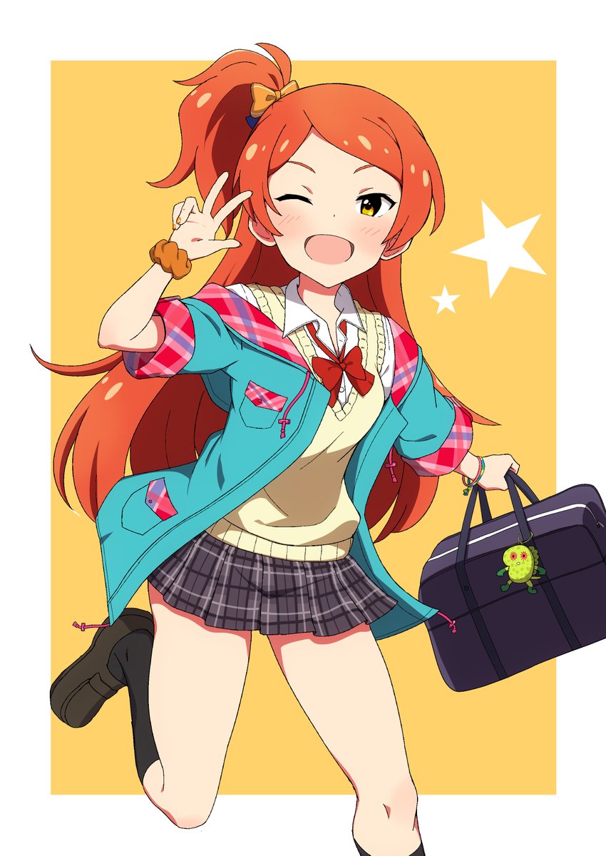ogami tamaki and chupacabra (idolmaster and 2 more) drawn by nejime_(nejimeinu)