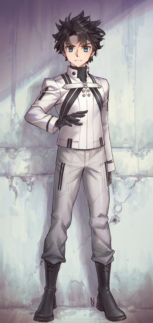 fujimaru ritsuka (fate and 1 more) drawn by na222222