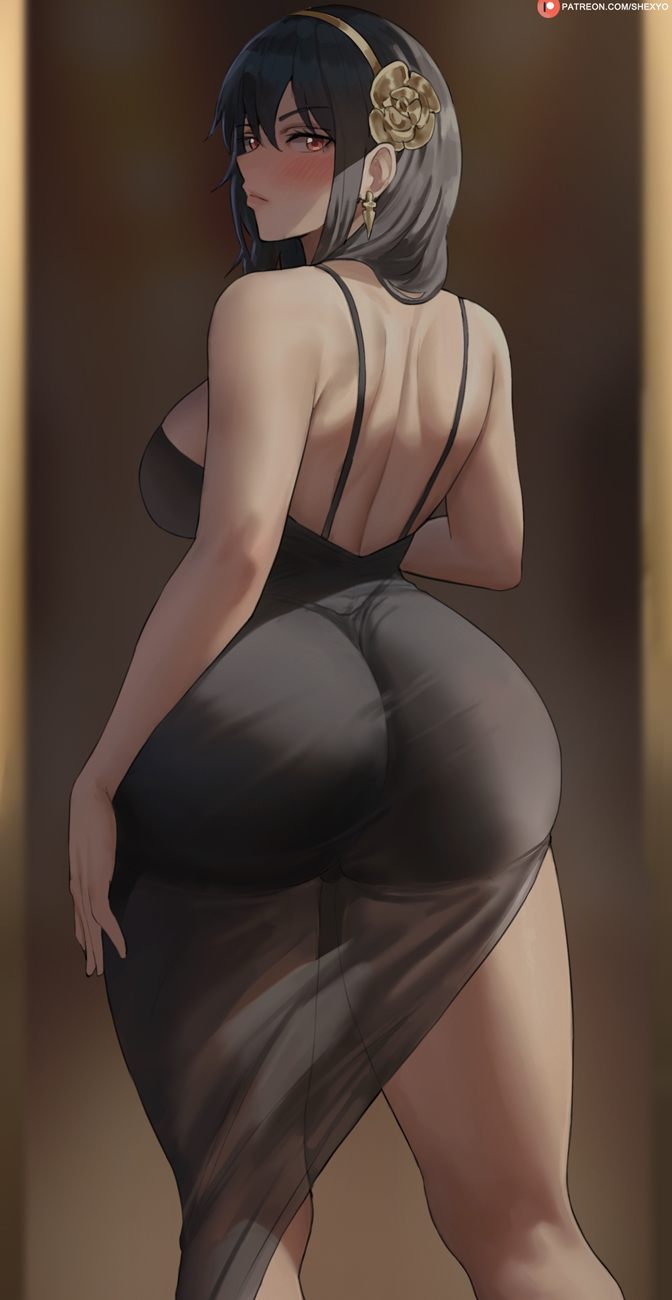 yor briar (spy x family) drawn by shexyo