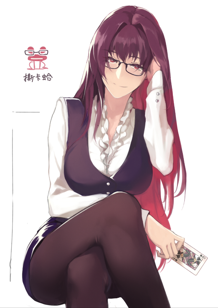 scathach (fate and 4 more) drawn by reroi