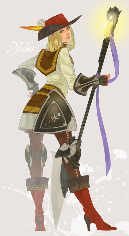 yaha (drag-on dragoon and 1 more) drawn by sencha_(senchat)