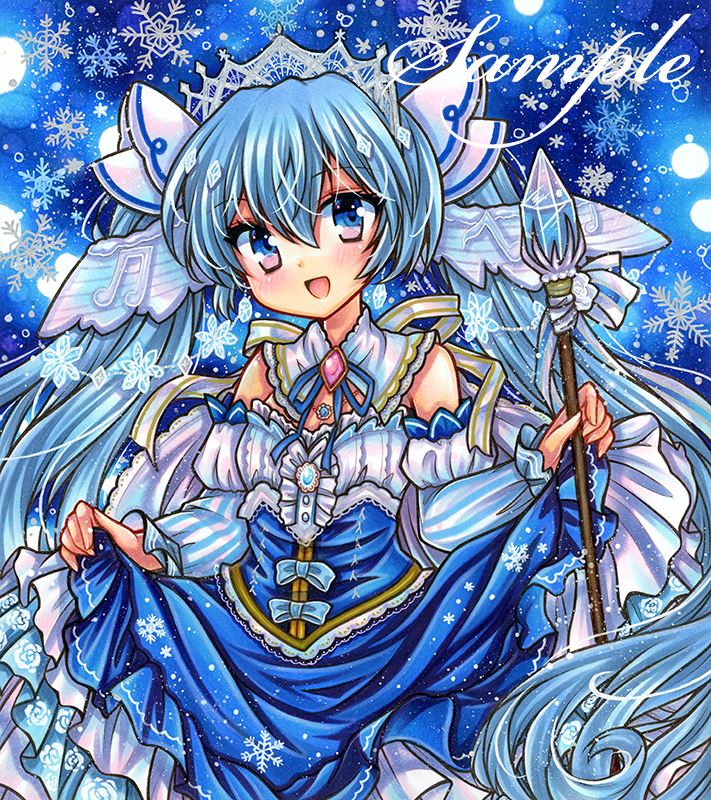 hatsune miku and yuki miku (vocaloid) drawn by rui_(sugar3)