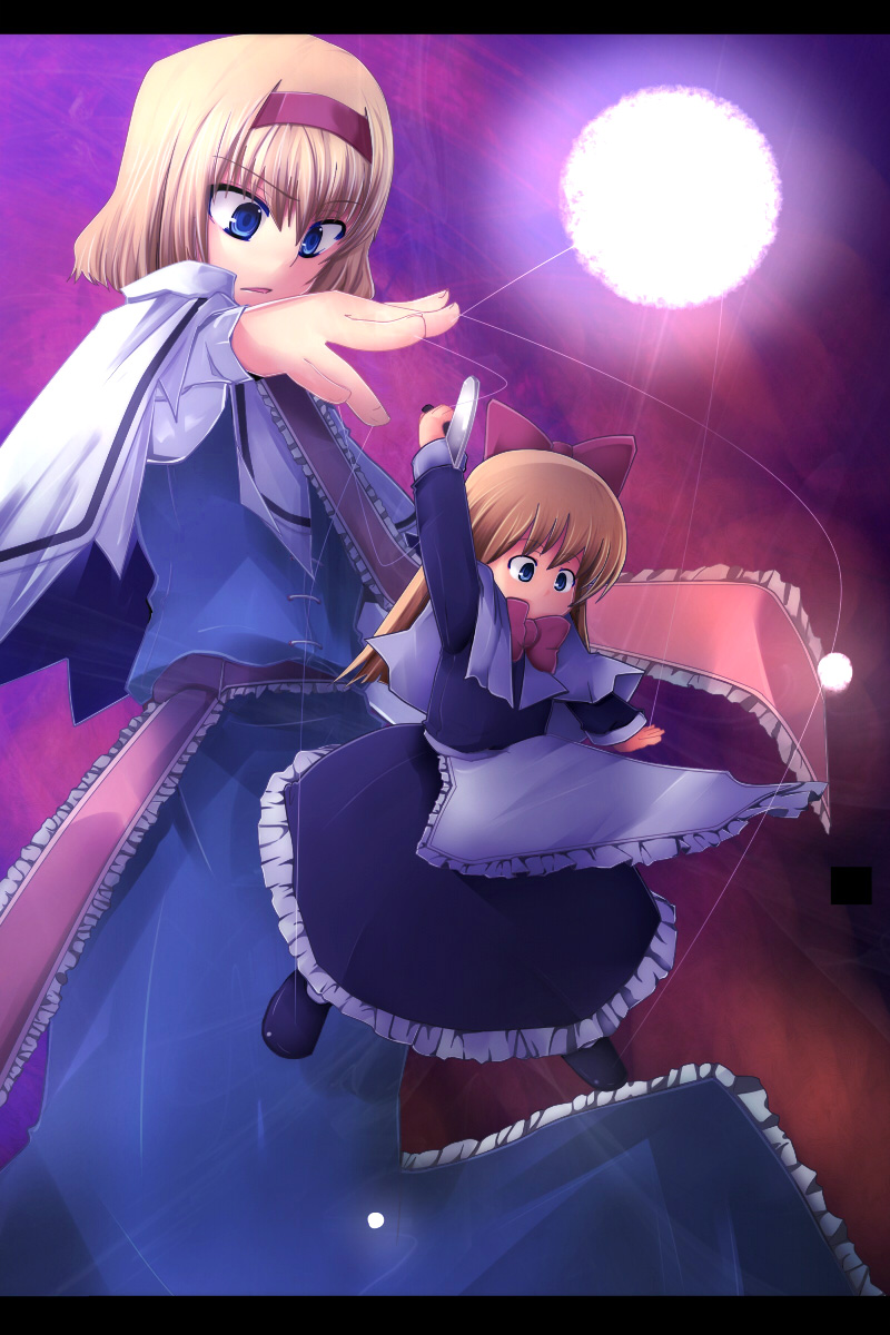alice margatroid and shanghai doll (touhou) drawn by ruku_(alicecreation)
