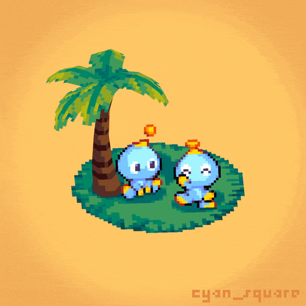neutral chao (sonic and 1 more) drawn by cyan_square