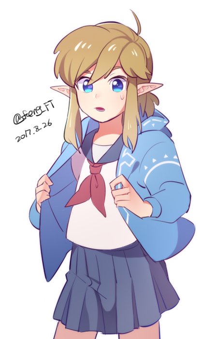link (the legend of zelda and 1 more) drawn by feng_ft