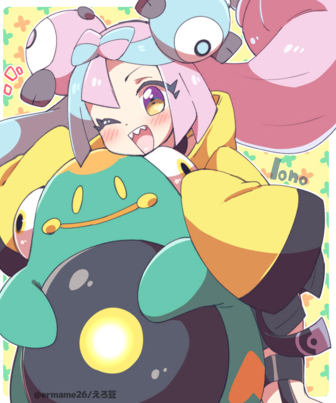 iono and bellibolt (pokemon and 1 more) drawn by eromame