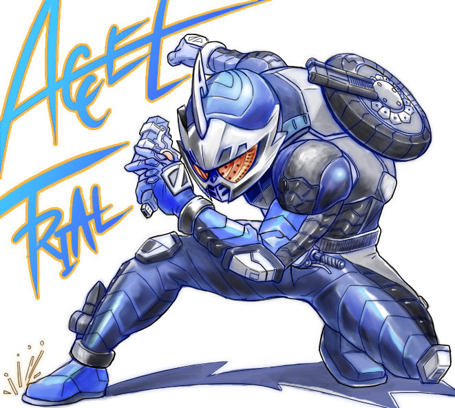 kamen rider accel (kamen rider and 1 more) drawn by huujyu