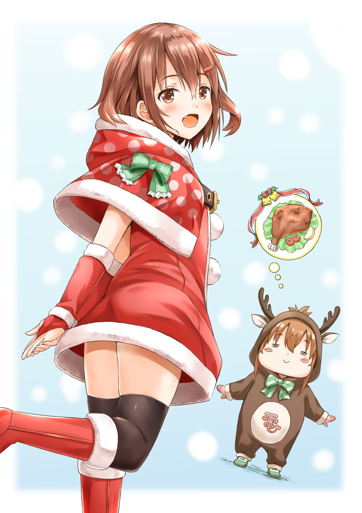inazuma and ikazuchi (kantai collection) drawn by fujishima_shinnosuke