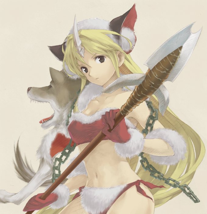 riesz and fenrir knight (seiken densetsu and 1 more) drawn by shalion
