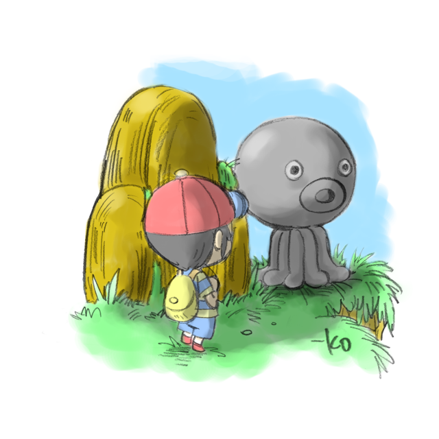 ness (mother and 1 more) drawn by takeuchi_kou
