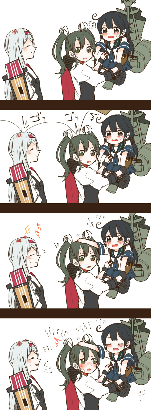 zuikaku, ushio, and shoukaku (kantai collection) drawn by itomugi-kun