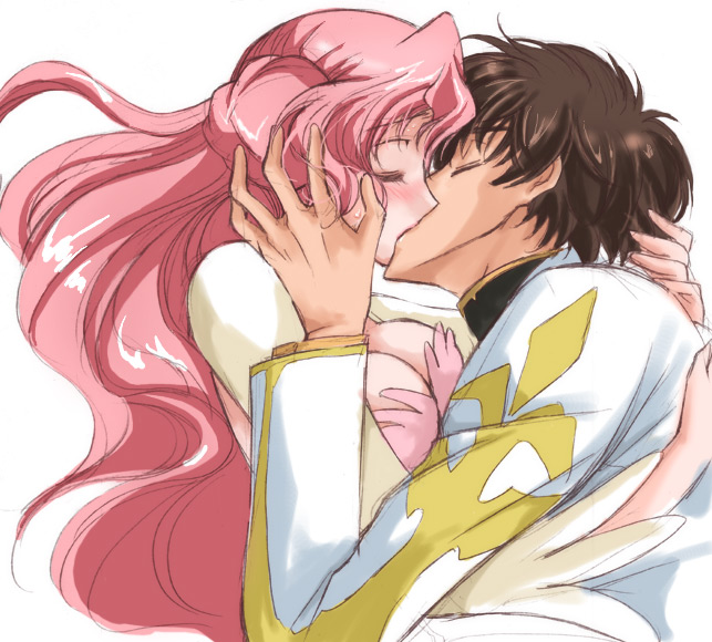 kururugi suzaku and euphemia li britannia (code geass) drawn by akina_tsukako