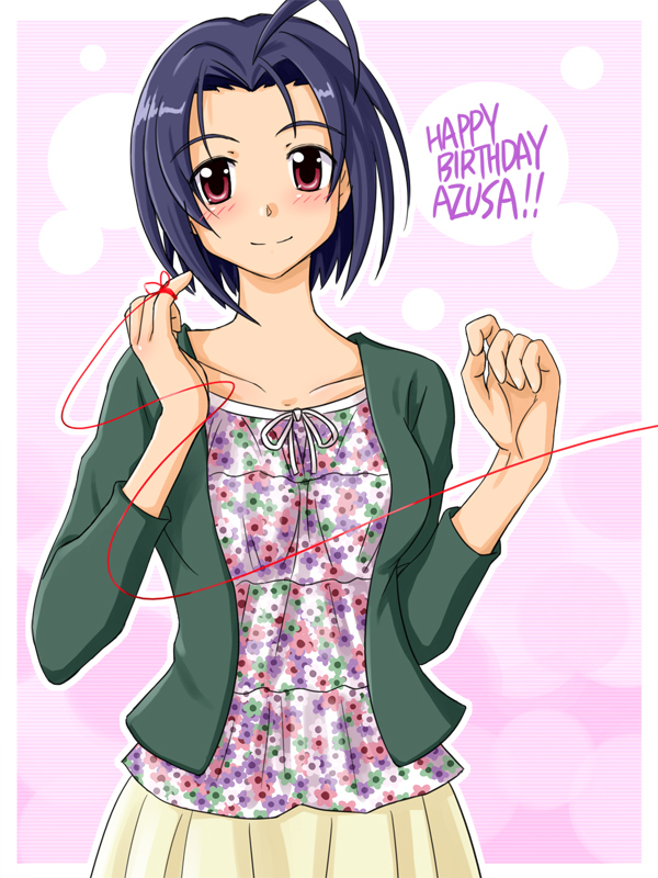 miura azusa (idolmaster and 1 more) drawn by punto