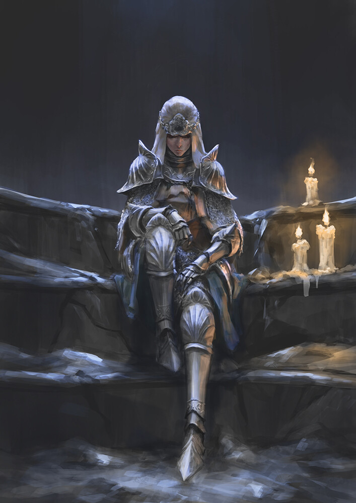 sirris of the sunless realms (dark souls and 1 more) drawn by draw_souls