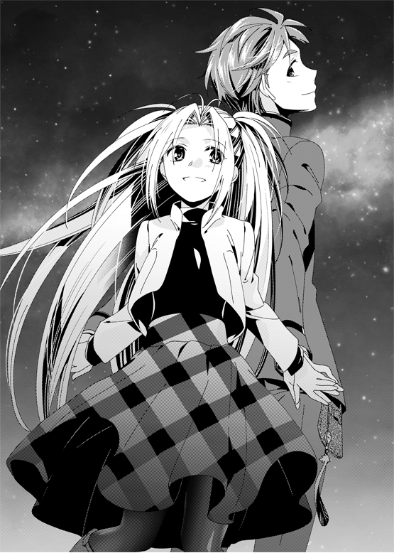 yashio kaito and yukifune airi (robotics;notes) drawn by ikuhashi_muiko