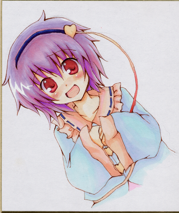 komeiji satori (touhou) drawn by nijou_makoto