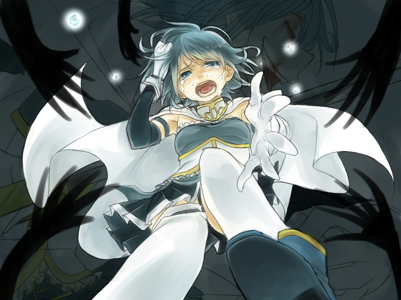 miki sayaka (mahou shoujo madoka magica) drawn by kurumi_(ikura125)