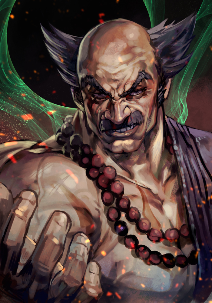 mishima heihachi (tekken and 1 more) drawn by hungry_clicker