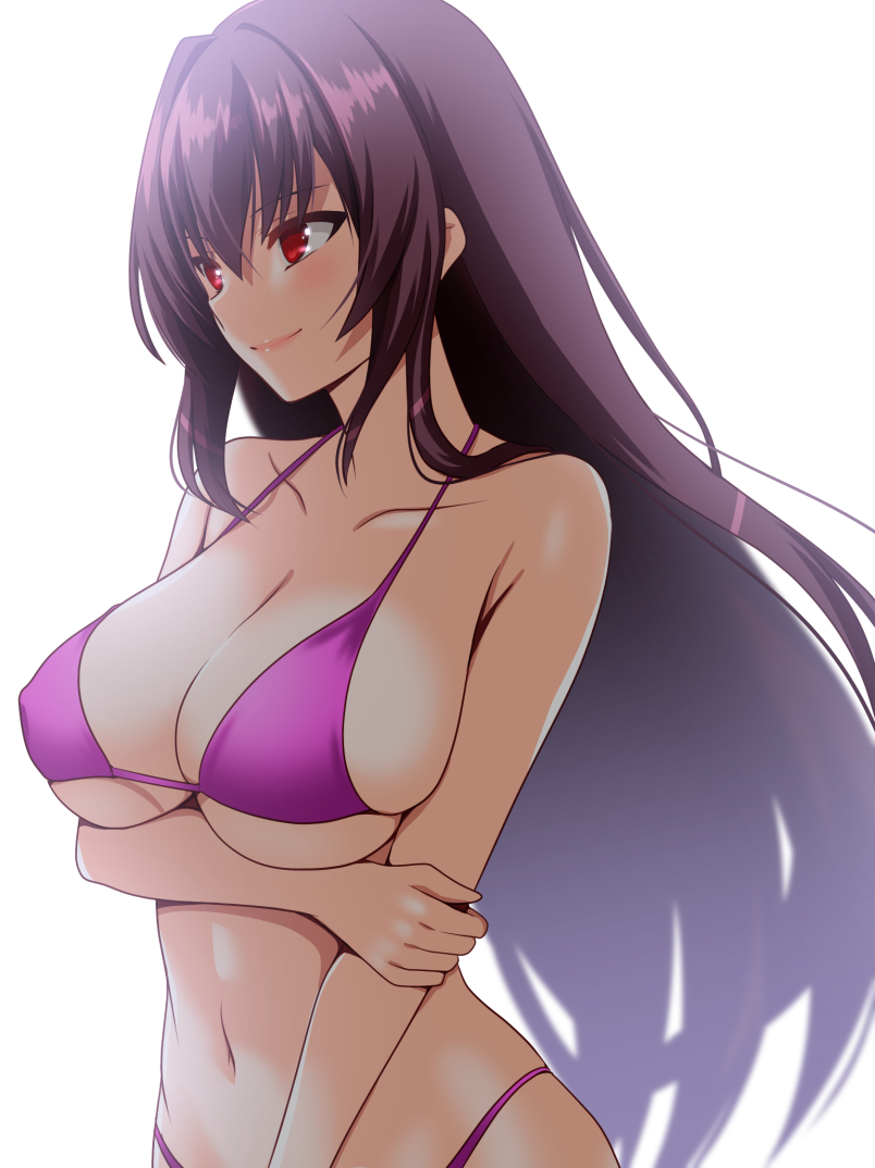 scathach (fate and 1 more) drawn by engo_(aquawatery)