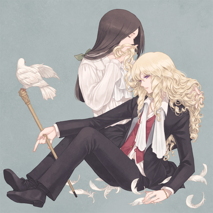 arion rosemarine and jules de ferrier (kaze to ki no uta) drawn by rinka_(rinka0912)