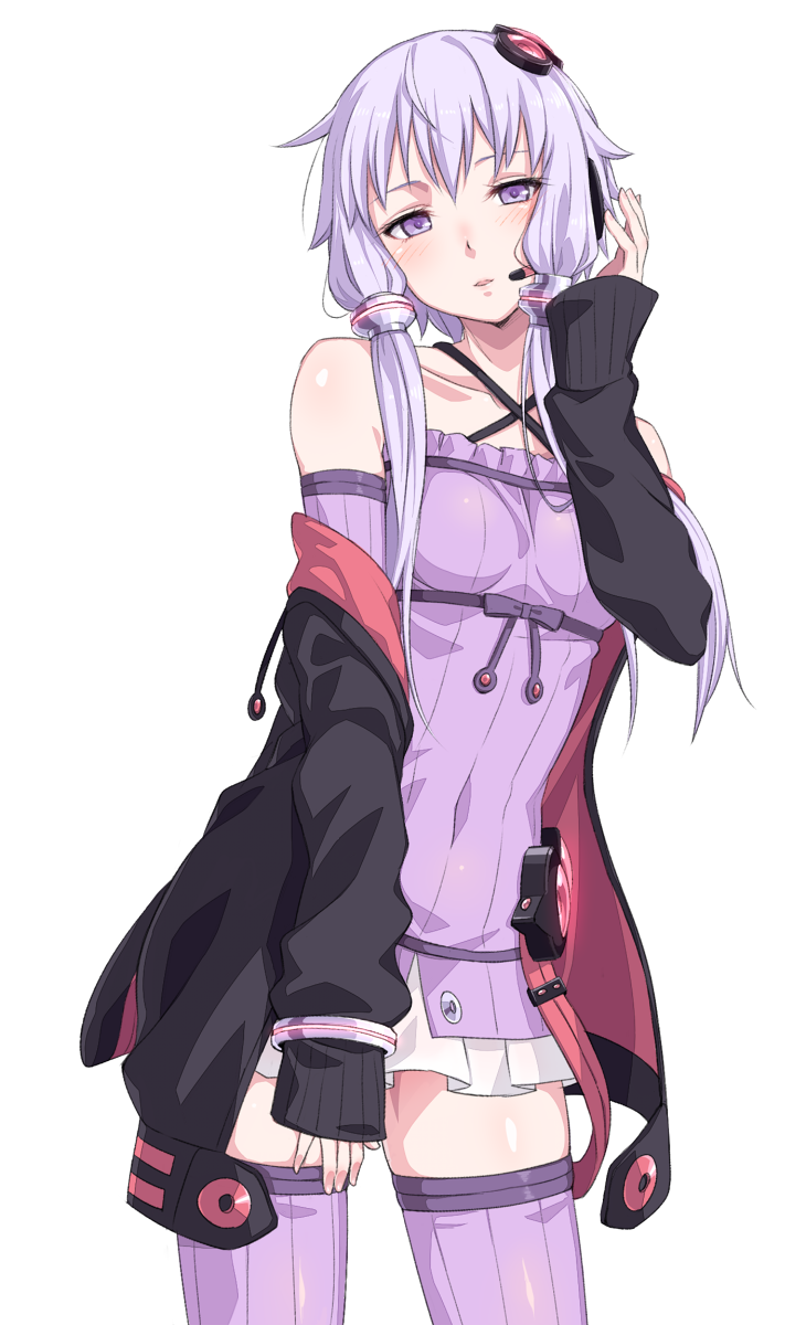 yuzuki yukari (vocaloid and 1 more) drawn by yagi_(ningen)