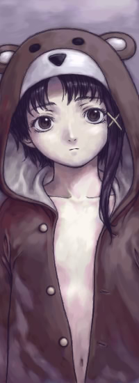 iwakura lain (serial experiments lain) drawn by yuuya_(yu-ya's)