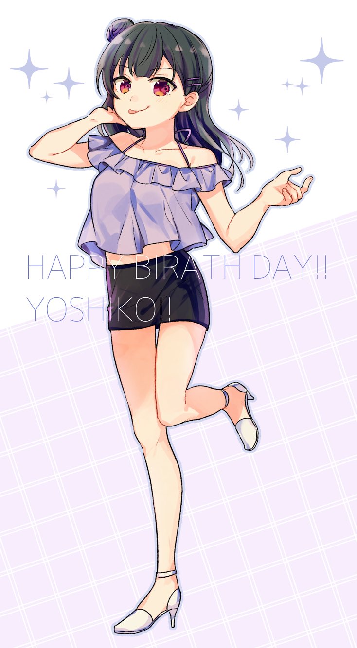tsushima yoshiko (love live! and 1 more) drawn by ton_tokoto