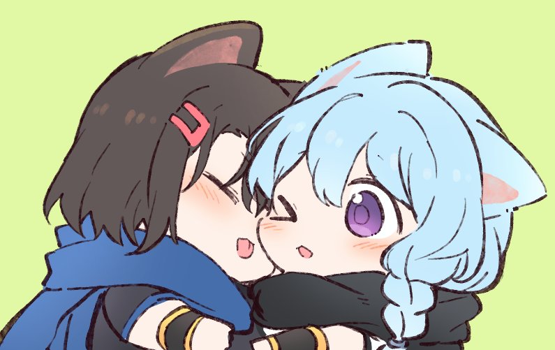 okusawa misaki and matsubara kanon (bang dream!) drawn by opi