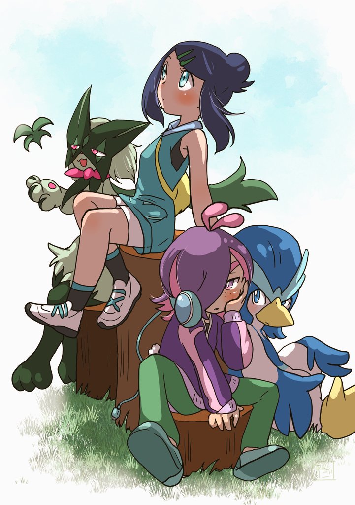 liko, meowscarada, dot, and quaxwell (pokemon and 1 more) drawn by eeveekoringo