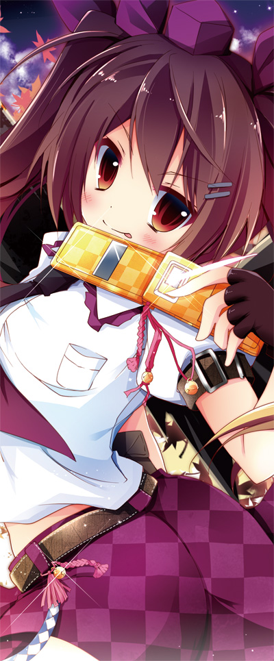 himekaidou hatate (touhou) drawn by nanamomo_rio
