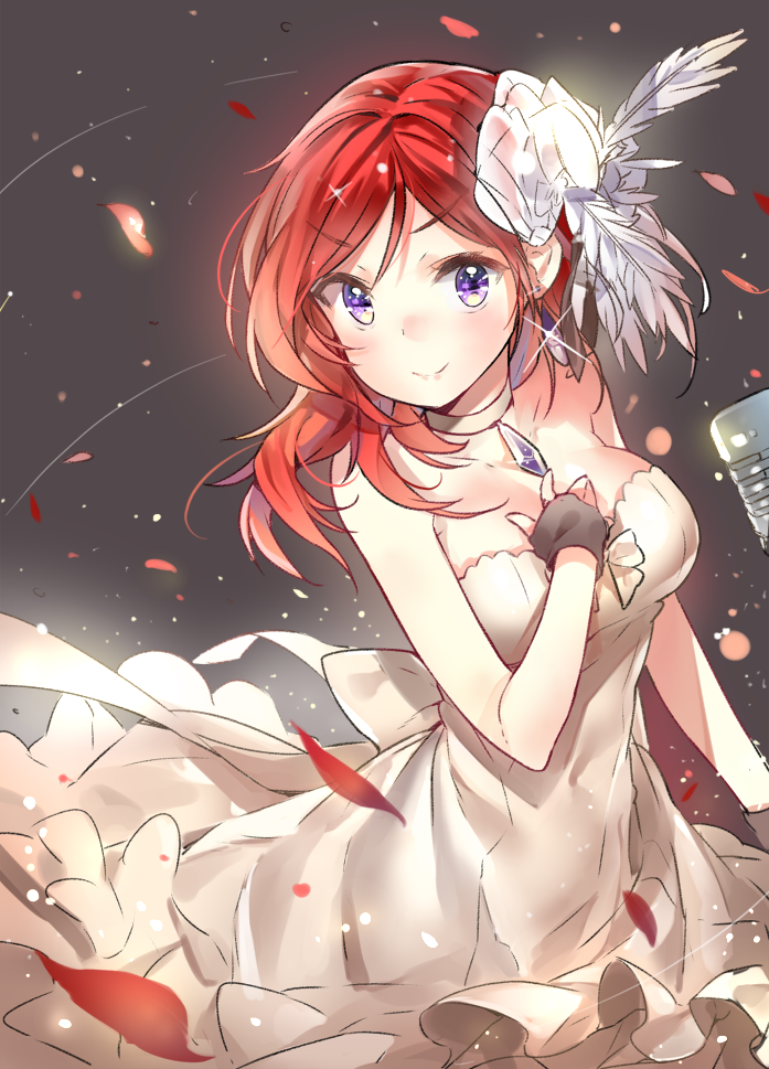 nishikino maki (love live! and 1 more) drawn by yuran