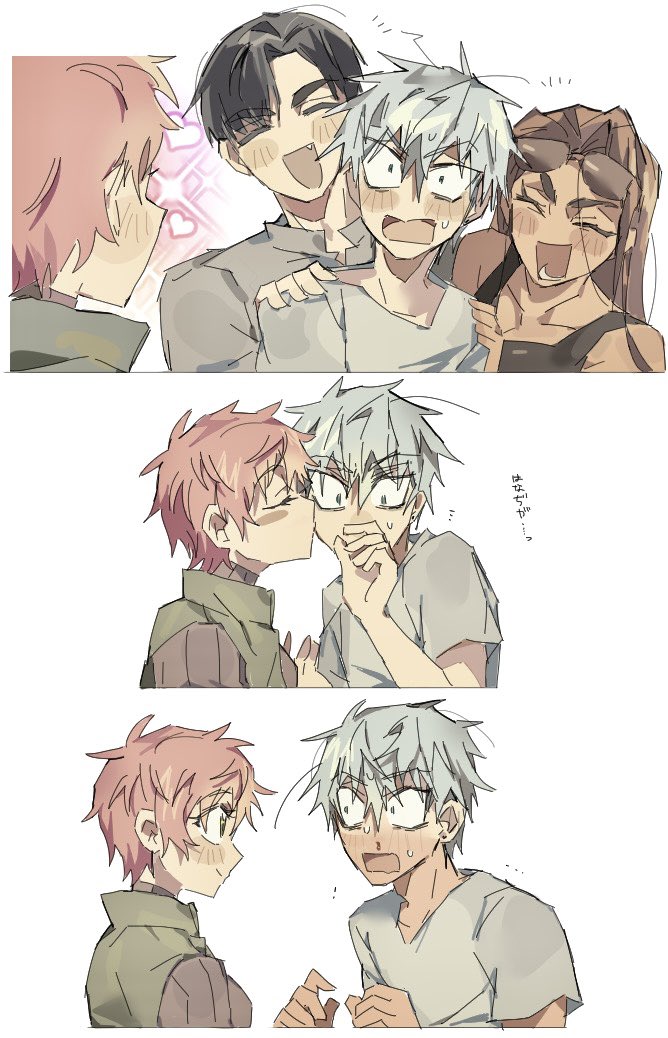 mizi, till, ivan, and hyuna (alien stage) drawn by dokusuji_(kw9onou58)