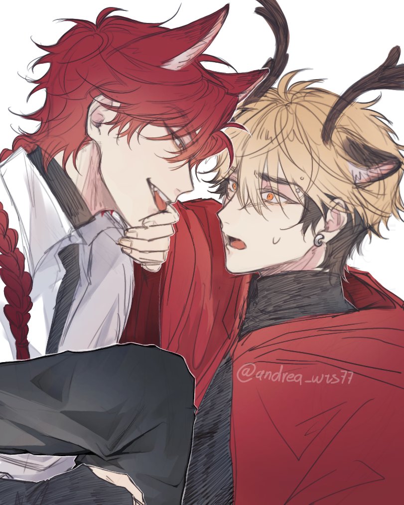 xia fei and xiao weiying (shiguang dailiren) drawn by andrea_wts77